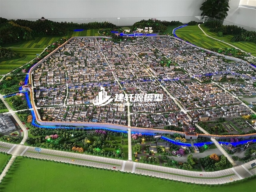 淮南城市规划模型